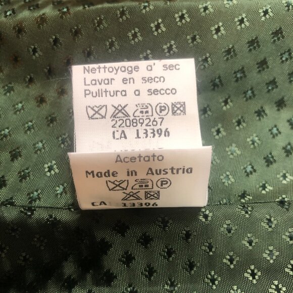 GIESSWEIN Made in Austria Pure New Wool Green Jacket Coat with hood size M(10)US - Picture 7 of 14